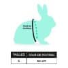 Denim rabbit harness FlopBunny 8