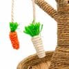 Toy for rabbit – Carrot tree FlopBunny 12