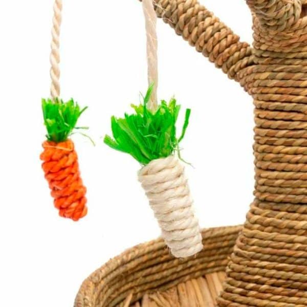 Toy for rabbit – Carrot tree FlopBunny 6