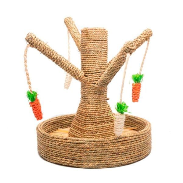 Toy for rabbit – Carrot tree FlopBunny 4