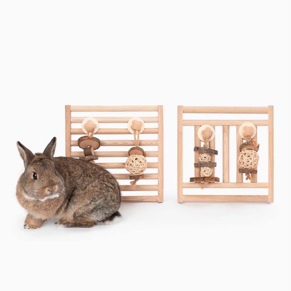 Wooden toys for rabbits FlopBunny 3