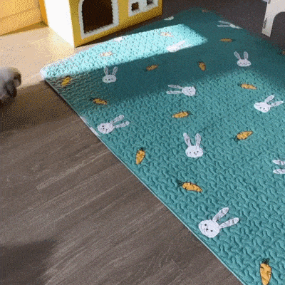 large rabbit mat