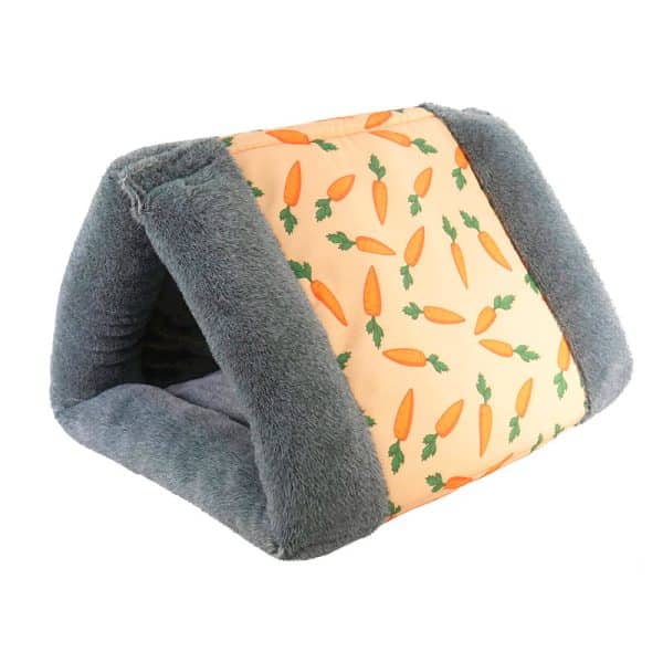 Bunny hideout with carrot design