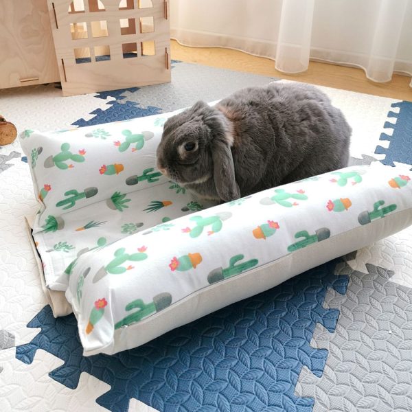 Rabbit cooling mat with cactus FlopBunny 7