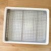 Rabbit litter box with grey grate FlopBunny 9
